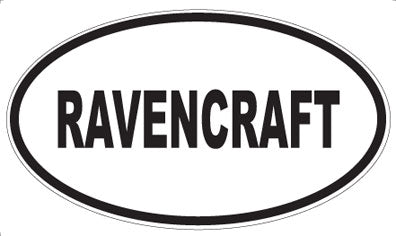 RAVENCRAFT - Oval Magnet