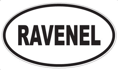 RAVENEL - Oval Sticker
