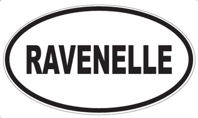 RAVENELLE - Oval Magnet