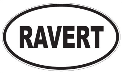 RAVERT - Oval Magnet