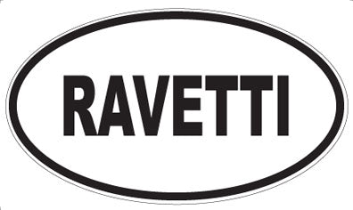 RAVETTI - Oval Magnet