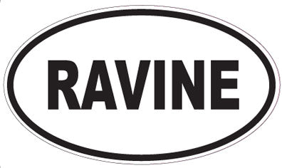 RAVINE - Oval Sticker