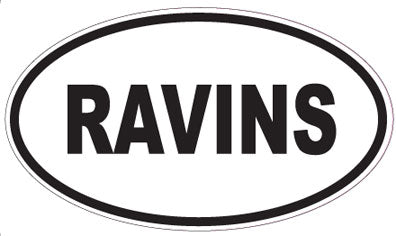 RAVINS - Oval Sticker