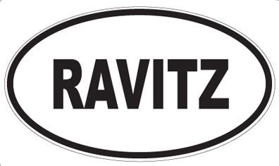 RAVITZ - Oval Magnet