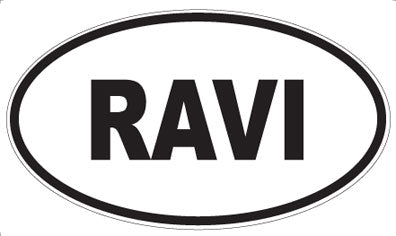 RAVI - Oval Magnet