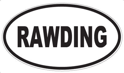 RAWDING - Oval Magnet