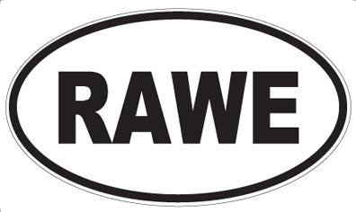 RAWE - Oval Magnet