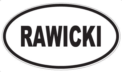 RAWICKI - Oval Magnet