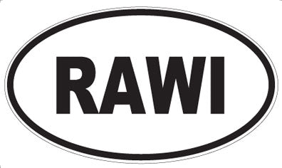 RAWI - Oval Magnet