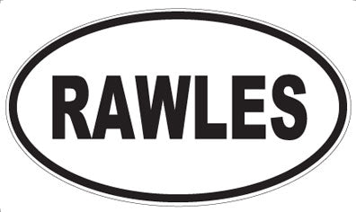 RAWLES - Oval Magnet