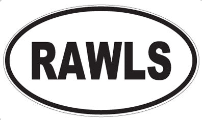 RAWLS - Oval Magnet