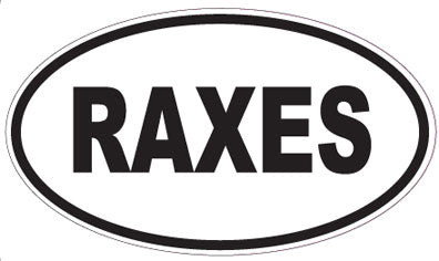 RAXES - Oval Magnet