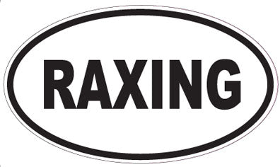 RAXING - Oval Sticker