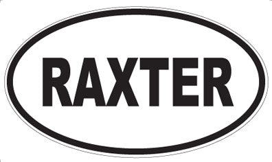RAXTER - Oval Magnet