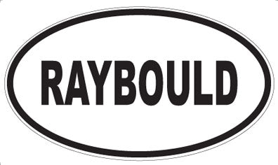 RAYBOULD - Oval Magnet