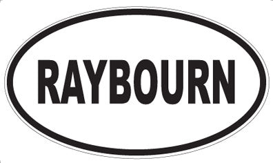 RAYBOURN - Oval Magnet