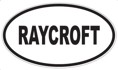 RAYCROFT - Oval Magnet
