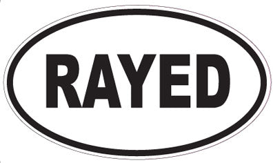 RAYED - Oval Magnet