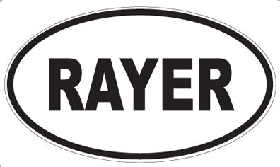 RAYER - Oval Magnet