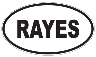RAYES - Oval Magnet