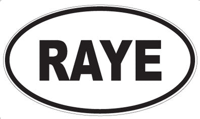 RAYE - Oval Magnet