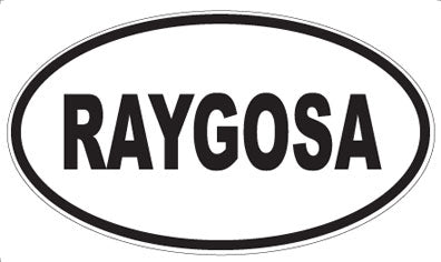 RAYGOSA - Oval Sticker