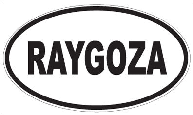 RAYGOZA - Oval Magnet