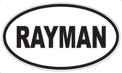 RAYMAN - Oval Magnet