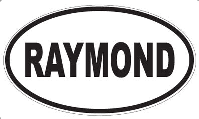 RAYMOND - Oval Magnet
