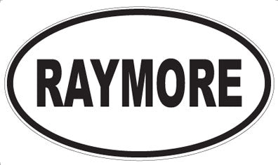 RAYMORE - Oval Magnet