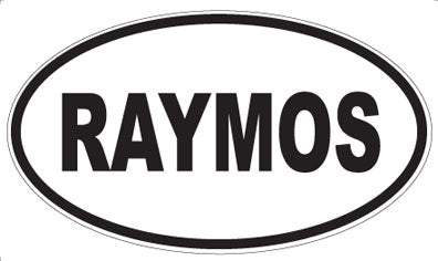 RAYMOS - Oval Magnet