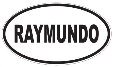 RAYMUNDO - Oval Magnet