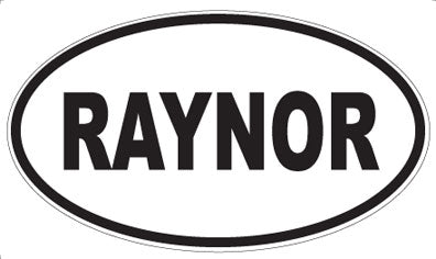 RAYNOR - Oval Magnet
