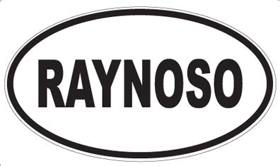 RAYNOSO - Oval Magnet