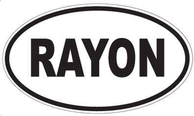 RAYON - Oval Magnet