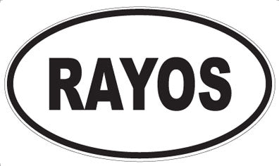 RAYOS - Oval Magnet