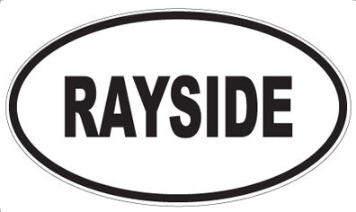 RAYSIDE - Oval Magnet