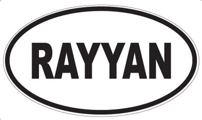 RAYYAN - Oval Magnet