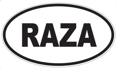 RAZA - Oval Magnet