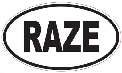 RAZE - Oval Sticker