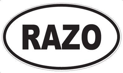 RAZO - Oval Magnet