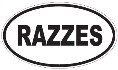 RAZZES - Oval Sticker