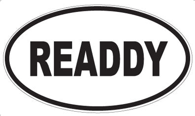 READDY - Oval Magnet