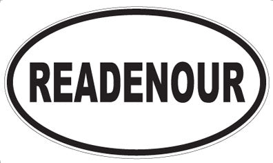 READENOUR - Oval Magnet