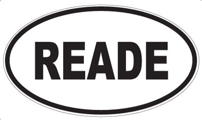READE - Oval Magnet