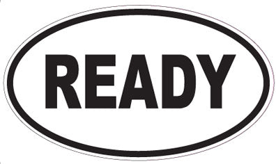 READY - Oval Magnet