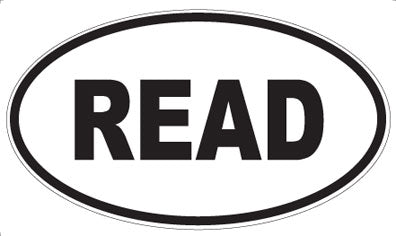 READ - Oval Magnet