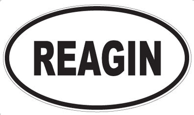 REAGIN - Oval Sticker
