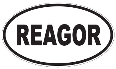 REAGOR - Oval Magnet