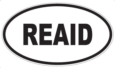 REAID - Oval Sticker